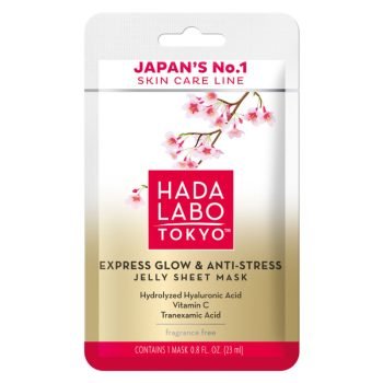 Hada Labo Tokyo Premium Express Glow Anti-Stressz Jelly Sheet Maszk