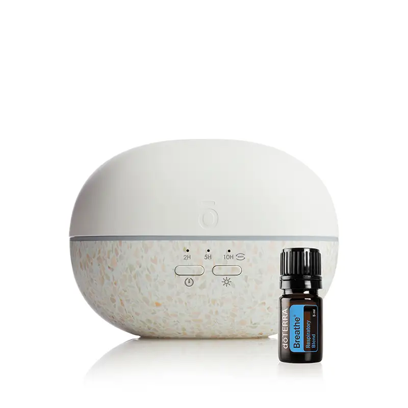 Pebble™ Diffuser with dōTERRA Breathe® Oil